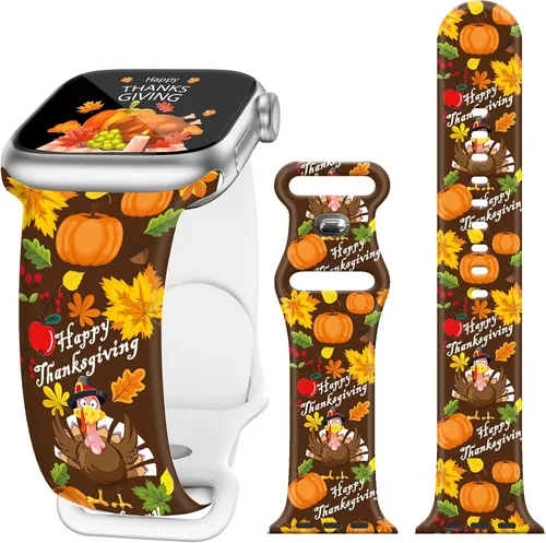 Miniatura 26 de Bandas de reloj de vacaciones compatibles con Apple Watch para mujeres y hombres de 38mm 40mm 41mm 42mm 44mm 45mm 46mm 49mm, para iPhone, iWatch
