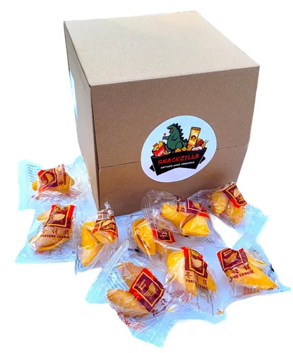 Miniatura 4 de Snackzilla Galletas de la fortuna, galletas de la fortuna envueltas individualmente a granel, galletas de la fortuna a granel (30), galletas