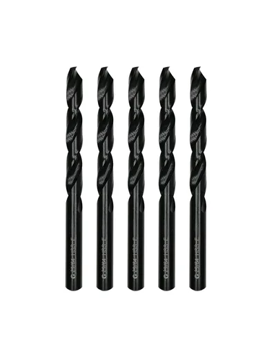 Miniatura 20 de Brocas helicoidales HSS M35 de 13/64 pulgadas, acero de alta velocidad, paquete de 10, adecuadas para aceros, hierro fundido, acero inoxidable