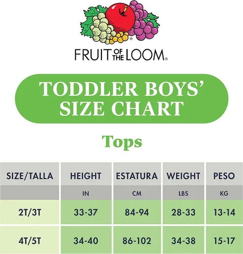 Miniatura 3 de Fruit of the Loom Boys 5pk White Crew