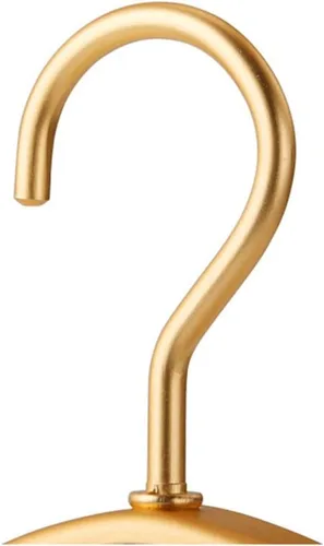 Miniatura 6 de Paquete de 5 perchas de metal de aleación de aluminio antideslizantes engrosadas perchas de invierno perchas de almacenamiento para el hogar