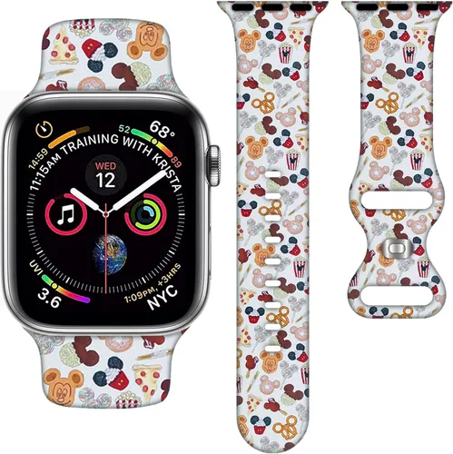 Miniatura 15 de Correa de Dibujos Animados Compatible con Apple Watch 38mm/40mm/41mm/42mm/44mm/45mm/46mm, Correas Lindas de Reemplazo para Apple Watch Series 10 9 8