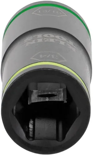 Miniatura 10 de Klein Tools 66074 Impact Driver Flip Socket, tamaños de 3/4 y 13/16 pulgadas, uso con llaves de impacto compactas Klein Tools BAT20CW, BAT20CW1