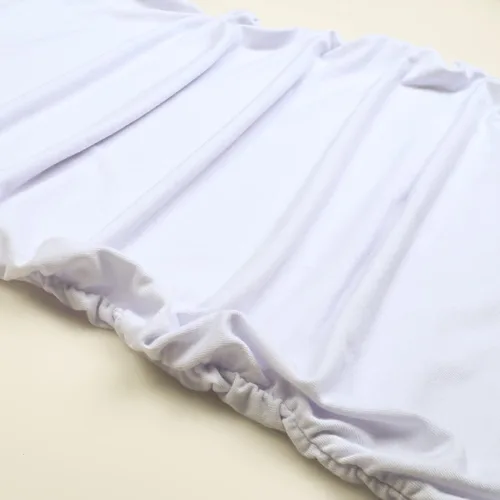 Miniatura 4 de GINKANA Camiseta de maternidad con manga corta de pétalo, cuello en V, con laterales fruncidos, informal, básica, túnica para embarazo