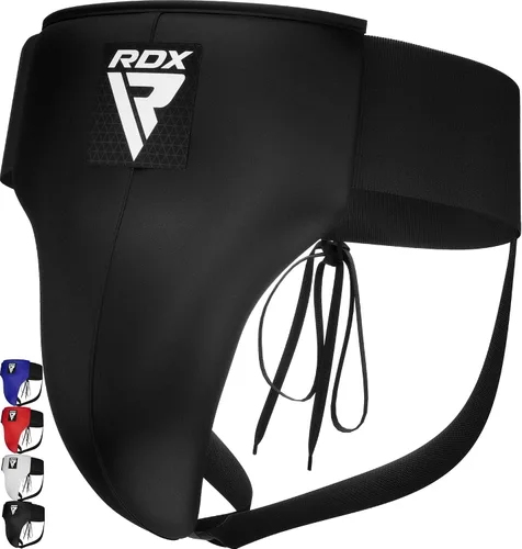 Miniatura 12 de RDX Protector de ingle para boxeo, Muay Thai, Kickboxing y entrenamiento de MMA, equipo de cuero Maya Hide Abdo para artes marciales, protector