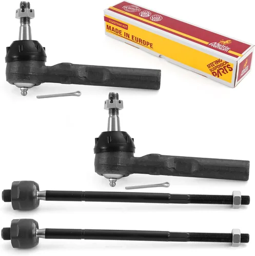 Miniatura 52 de Metrix Premium Chassis Parts - Juego de 4 barras de acoplamiento interior y exterior para Audi A3 15-16, Seat Leon 06-20 (México), 09-17 Volkswagen