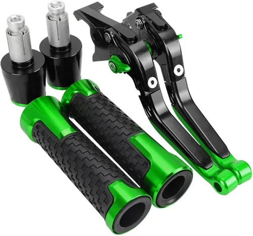 Miniatura 12 de Clutch For FZ8 FZ-8 2010-2018 Motorcycle Adjustable Folding Brake Clutch Levers Handgrip Handlebar Grips Ends Accessories Brake Handle(Black Black)