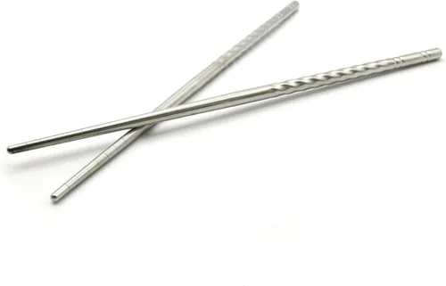Miniatura 2 de TMAX 4 piezas de acero inoxidable dos cucharas plegables para lavar platos, 3 pulgadas de longitud plegable