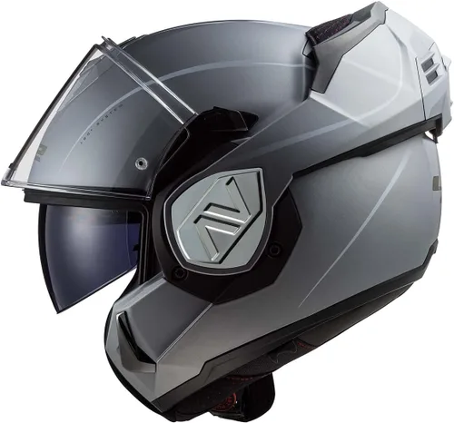 Miniatura 2 de Casco modular LS2 Helmets Advant Plata mate especial