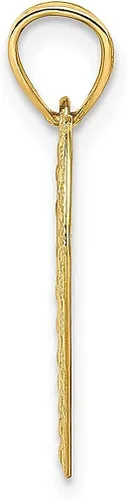 Miniatura 2 de Collar con dije de palomas de oro amarillo de 14 quilates con dije de corazón para mujer regalo para ella Oro amarillo