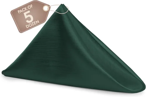 Miniatura 137 de Ultimate Textile -1 docena de servilletas reversibles Shantung Satin - Majestic - Servilletas de tela Majestic de 17 x 17 pulgadas, color marrón