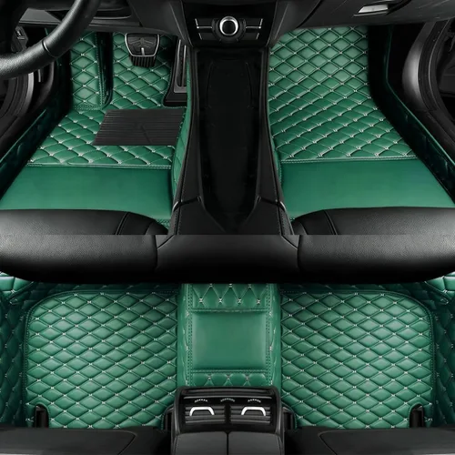Miniatura 26 de Alfombrillas automotrices personalizadas para Mercedes Benz A B C CLA CLS CLK GLE GLS GLA GLK GL ML G S GLC SL CL SLC R SLK, etc. Tapete de cuero