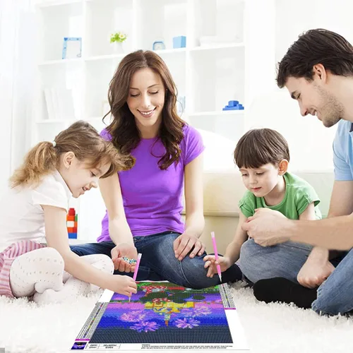 Miniatura 4 de JAKI Kits de Pintura de Diamantes para Adultos - Kits de Arte de Diamantes de Castillo para Adultos, Kits de Arte de Gemas para Adultos, Imágenes