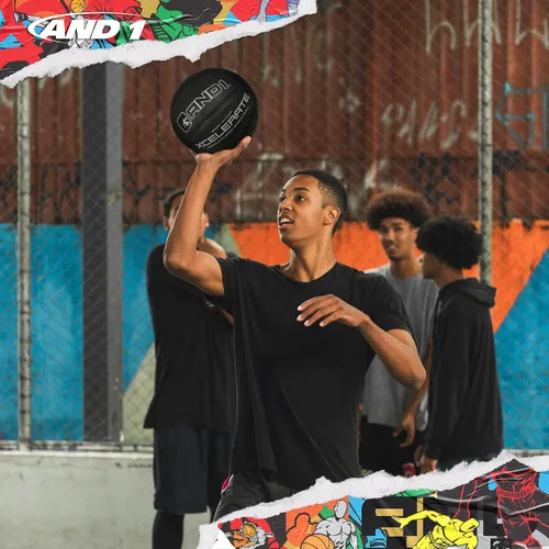 Miniatura 5 de AND1 Xcelerate Balón de Baloncesto de Goma: Tamaño Reglamentario Oficial 7 (29.5"), Streetball, Hecho para Juegos de Interior/Exterior