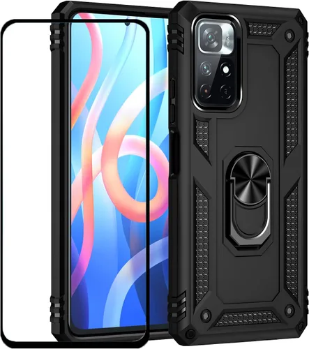 Miniatura 19 de Funda para Xiaomi redmi Note 12 Pro Plus 5G con protector de pantalla, soporte delgado protección militar a prueba de golpes Armor Defender Funda