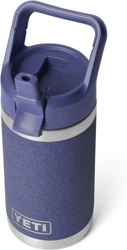 Miniatura 23 de YETI Rambler Jr. - Botella de 12 onzas para niños, con tapa con pajilla Rojo rescate
