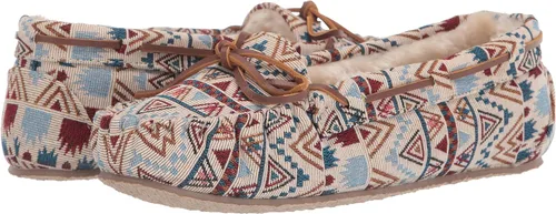 Miniatura 7 de Minnetonka - Pantuflas Cally de pelo sintético para mujer