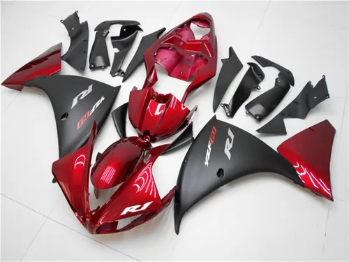 Miniatura 3 de Molde de inyección rojo negro carenado apto para Yamaha 2009 2010 2011 YZF R1 Kit pintado del mercado de accesorios ABS plástico conjunto