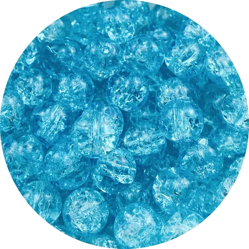 Miniatura 27 de 100 cuentas de cristal agrietado redondas de 0.315 pulgadas (0.315 in), cuentas espaciadoras para hacer joyas, collares, pulseras, aretes, Mezcla