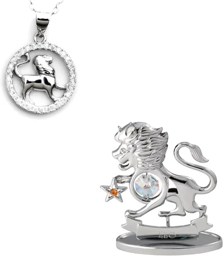 Miniatura 9 de CRYSTOCRAFT Regalo de sagitario, adorno de constelación con cristal austriaco, adorno de cristal de signo del zodiaco, colección de decoración