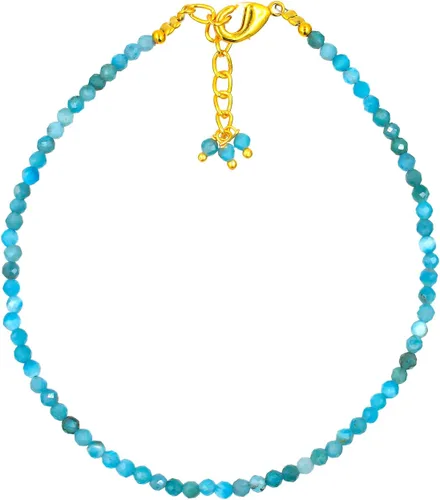Miniatura 22 de TGH Pulsera de cuentas naturales con piedras preciosas microfacetadas, joyería para ella, cristales curativos energéticos de piedra natal, cadena