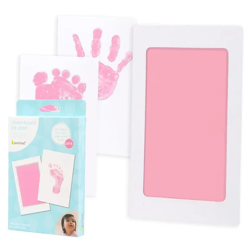 Miniatura 11 de Pearhead Almohadilla de Tinta para Bebé Clean-Touch, Almohadilla de Tinta Clean-Touch Sin Desorden con Tarjetas de Impresión, Segura para la Piel
