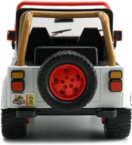 Miniatura 4 de Jada Jurassic World 1:24 1992 Jeep Wrangler Jurassic World - Auto fundido a presión, juguetes para niños y adultos