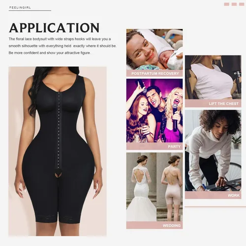 Miniatura 7 de FeelinGirl Faja moldeadora para mujer, control de abdomen, cuerpo completo, moldeador de glúteos, adelgazante de muslo, para mujer, vida diaria