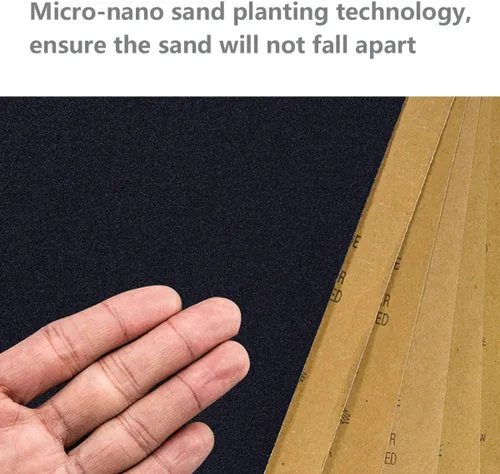 Miniatura 5 de Papel de lija húmedo y seco, grano surtido 240-3000 para lijado automotriz y de madera, 90 hojas