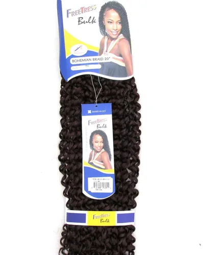 Miniatura 2 de Trenza Bohemia de 20 pulgadas de Freetress, trenzado sintético a granel de pelo, largo, 2