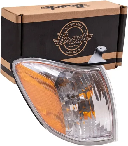 Brock - Conjunto de luz de señal de repuesto para el lado del pasajero, compatible con Sequoia 2005-2007 y Tundra Double Cab 2005-2006 SOLAMENTE