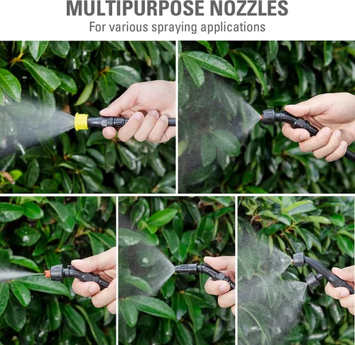 Miniatura 7 de Greenworks Pulverizador de Mochila a Batería de 80V de 4 Galones con 5 Boquillas, Presión de 70PSI-Herbicida, Control de Plagas, Desinfección