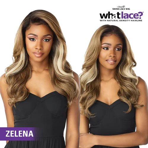 Miniatura 5 de Sensationnel What Lace Pelucas 13X6 - Zelena Frontal de Encaje Atado a Mano Sin Pegamento Sintético con Densidad Natural Línea de Cabello 2 MARRÓN