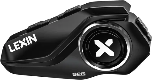 Miniatura 9 de Lexin G1 - Audífonos Bluetooth para motocicleta, altavoces para casco con 2 tipos de micrófonos, manos libres para llamadas/música/GPS, audífonos