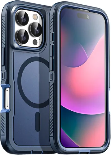 Miniatura 17 de AICase Funda para iPhone 13/14/16e [Compatible con Magsafe], Protección contra caídas de alta resistencia, Defensa multicapa, Grado militar
