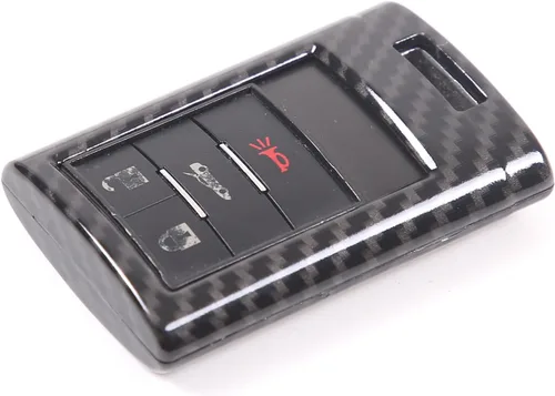 Miniatura 9 de Funda para llavero de automóvil, carcasa inteligente con control remoto inteligente con llaveros de cuero compatible con Chevrolet Corvette C6 C7