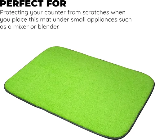 Miniatura 4 de Jacent Alfombrilla de secado de productos de microfibra, 12 x 18 pulgadas, 1 paquete