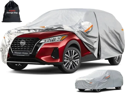 Miniatura 34 de Kayme - Cubierta completa impermeable de 6 capas para automóvil, apta para todo clima, protección para exteriores contra lluvia, rayos ultravioleta