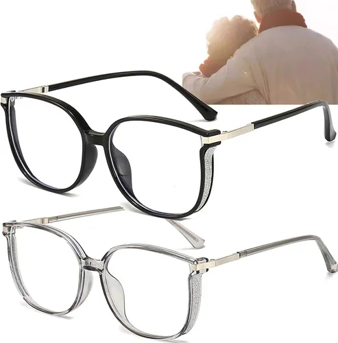 Miniatura 7 de Gafas de lectura de luz anti-azul portátiles de moda para mujer, con diamantes brillantes