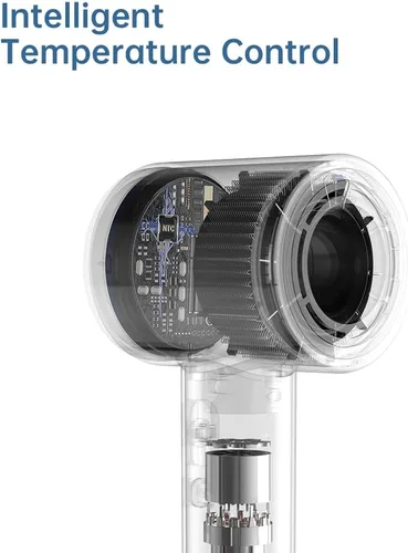 Miniatura 3 de BOWEI Secador de pelo iónico de alta velocidad, 110,000 rpm, motor sin escobillas, 0.83 libras, ultraligero, iones negativos de 656.2 ft