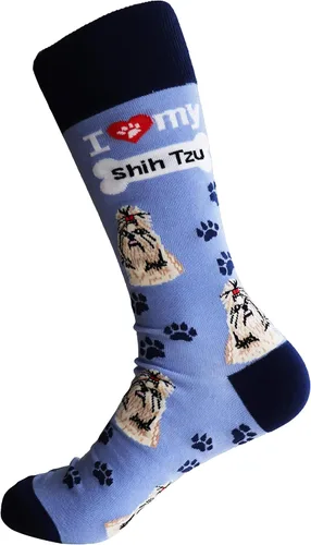 Miniatura 7 de Sock Society I Love Dogs - Calcetines divertidos unisex para hombres y mujeres, diseño casual, paquete de 3