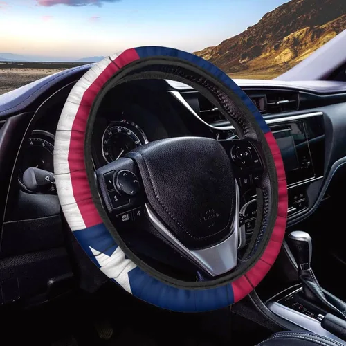 Miniatura 15 de Yewattles 250th Eagle and American Flag - Funda universal para volante de automóvil, para mujeres y hombres, 15 pulgadas de diámetro, poliéster