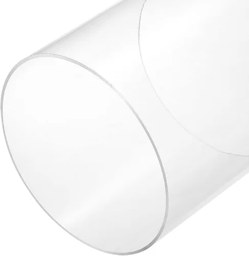 Miniatura 27 de MECCANIXITY Tubo acrílico transparente rígido redondo tubo 145 mm (5.7 ") ID 150 mm (6") OD 6" para lámparas y linternas, sistema de refrigeración