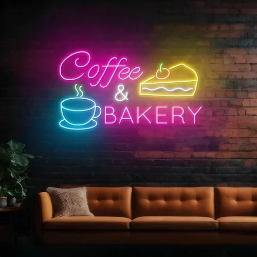 Miniatura 24 de Letrero de Neón de Té de Burbujas, Luz LED de Neón de Té Boba y Leche para Bebidas, Café, Barra de Tienda, Decoración de Pared, Arte Personalizado
