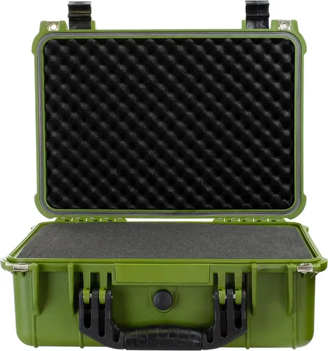 Miniatura 5 de Eylar Estuche Rígido Estándar de 16" para Equipo y Cámara, Impermeable con Espuma, Estándares TSA Verde