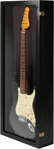Miniatura 8 de PENNZONI Vitrina para guitarra eléctrica, estuche acrílico para guitarra eléctrica, soporte de pared, estuche de pared para guitarra hecha de marco
