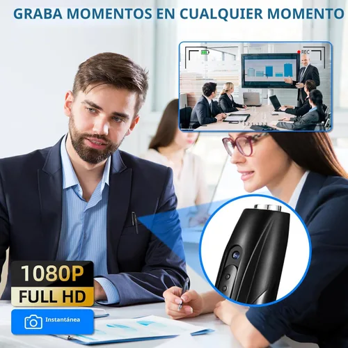 Miniatura 4 de Mini cámara oculta de 1080P, bolígrafo de cámara HD, mini cámaras de seguridad, batería de larga duración, fácil de usar, cámara micro bolígrafo