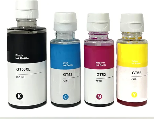 VC - Botella de repuesto de tinta compatible con H GT53XL GT52 para H Smart Tank 500/508/511/514/515/517/518/519/530/531/538/615/617/618, impresora
