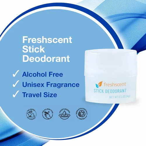 Miniatura 3 de Freshscent - Desodorante en barra de 0.5 onzas (paquete de 144), tamaño de viaje, sin alcohol, fragancia ligera, empaquetado a granel y perfecto
