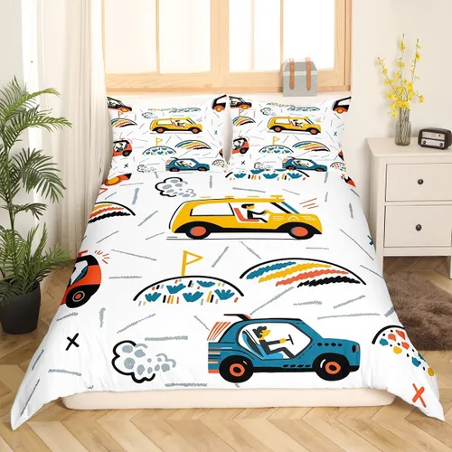 Miniatura 36 de Juego de ropa de cama Groovy de los años 60 y 70 para niños, funda de edredón retro de flores hippie para niños, adolescentes, vintage, bohemio